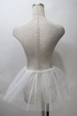 画像2: MARBLE / チュールパニエ  白 S-25-10-30-059-GO-SK-AS-ZS