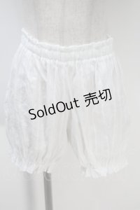 Forest Song / ドロワーズ  白 S-25-10-30-060-LO-PA-HR-ZS