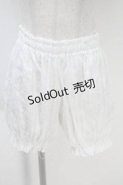 画像1: Forest Song / ドロワーズ  白 S-25-10-30-060-LO-PA-HR-ZS