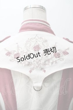 画像4: Ozz oneste / フロントZIPジャケット  白xピンク S-25-10-30-1003-OO-JA-AS-ZS