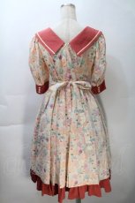 画像2: Victorian maiden / コーラルリーフドレス  オフｘピンク S-25-10-30-1005-CL-OP-AS-ZS (2)