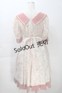 画像2: Victorian maiden / コーラルリーフドレス  オフxピンク S-25-10-30-1005-CL-OP-AS-ZS