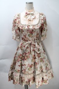 Victorian maiden / ロココブーケクラシカルドールパフスリーブドレス  ロココピーチ S-25-10-30-1006-CL-OP-AS-ZS