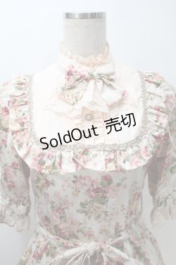 画像3: Victorian maiden / ロココブーケクラシカルドールパフスリーブドレス  ロココピーチ S-25-10-30-1006-CL-OP-AS-ZS