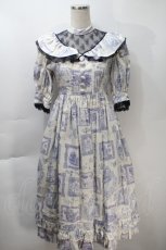 画像1: Victorian maiden / Lazy afternoonドールドレス  オフｘブルー S-25-10-30-1008-CL-OP-AS-ZS (1)