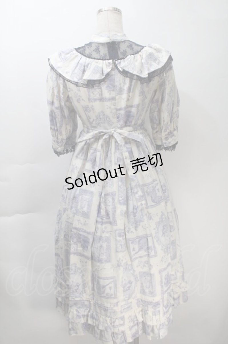 画像2: Victorian maiden / Lazy afternoonドールドレス  オフｘブルー S-25-10-30-1008-CL-OP-AS-ZS (2)