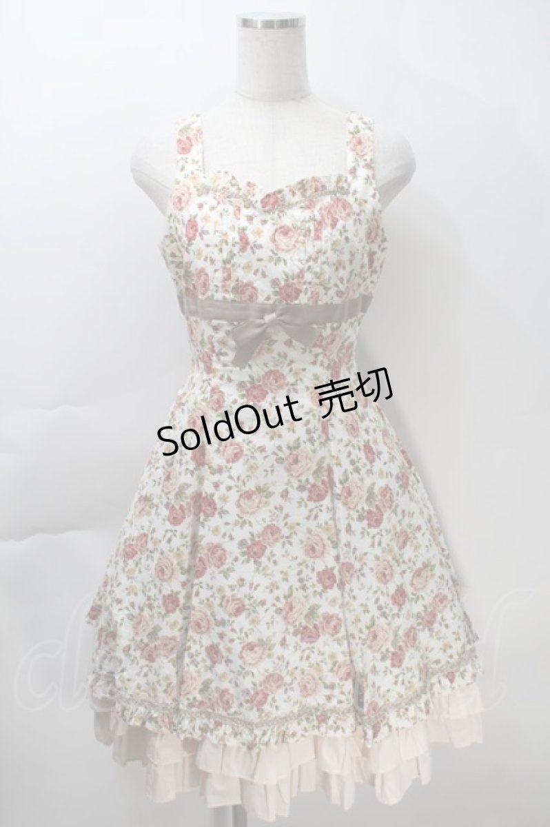 画像1: Victorian maiden / オールドローズフリルドレス  オフ S-25-10-30-1009-CL-OP-AS-ZS (1)