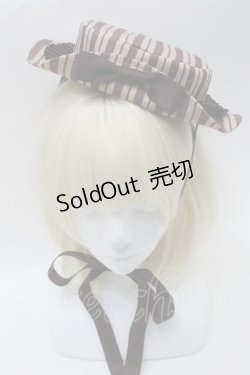 画像2: Victorian maiden / レジメンタルストライプキャノチェ  ベージュ S-25-10-30-1002-CL-AC-AS-ZS