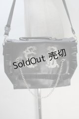 Jamie エーエヌケー / ドラゴン刺 ショルダーバッグ  黒 S-25-10-30-009-LO-BG-HR-ZS