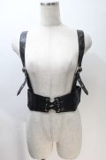 EATME / レースアップハーネスベルト  黒 S-25-10-30-010-LO-ZA-AS-ZS