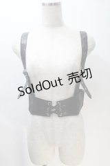 EATME / レースアップハーネスベルト  黒 S-25-10-30-010-LO-ZA-AS-ZS