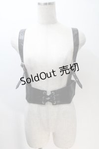 EATME / レースアップハーネスベルト  黒 S-25-10-30-010-LO-ZA-AS-ZS