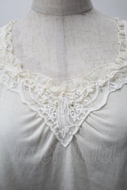 画像3: axes femme / 裾チュールタンクトップ  キナリ S-25-10-30-011-AX-TO-HR-ZS