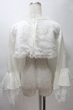 画像2: MARBLE / レース姫袖ボレロ  白 S-25-10-30-014-GO-TO-HR-ZS