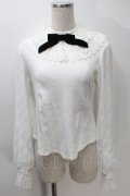 Angelic Pretty / Dollyレースカラーカットソー  白 S-25-10-30-015-AP-TO-AS-ZS