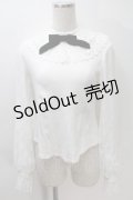 Angelic Pretty / Dollyレースカラーカットソー  白 S-25-10-30-015-AP-TO-AS-ZS