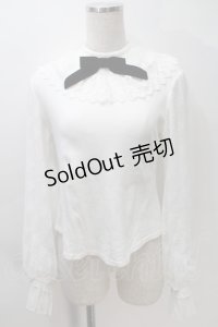 Angelic Pretty / Dollyレースカラーカットソー  白 S-25-10-30-015-AP-TO-AS-ZS