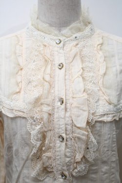 画像3: axes femme / レースブラウス  キナリ S-25-10-30-020-AX-BL-HR-ZS