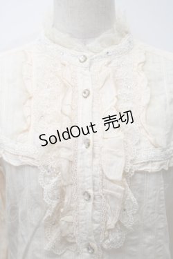 画像3: axes femme / レースブラウス  キナリ S-25-10-30-020-AX-BL-HR-ZS