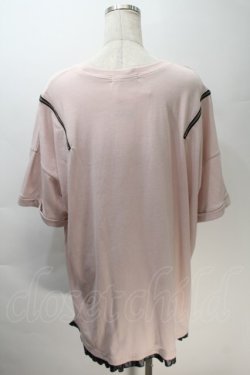 画像2: Ank Rouge / レイヤードラビットBigTe  ピンク S-25-10-30-022-CA-TO-HR-ZS