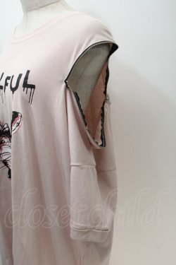 画像3: Ank Rouge / レイヤードラビットBigTe  ピンク S-25-10-30-022-CA-TO-HR-ZS