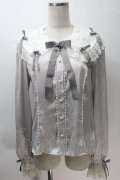 Angelic Pretty / Airy Frillブラウス  グレー S-25-10-30-024-AP-BL-AS-ZS