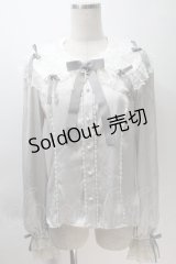 Angelic Pretty / Airy Frillブラウス  グレー S-25-10-30-024-AP-BL-AS-ZS