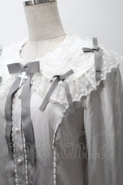 画像3: Angelic Pretty / Airy Frillブラウス  グレー S-25-10-30-024-AP-BL-AS-ZS