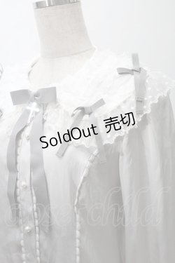 画像3: Angelic Pretty / Airy Frillブラウス  グレー S-25-10-30-024-AP-BL-AS-ZS