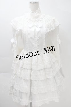 画像1: BABY,THE STARS SHINE BRIGHT / エリザベスワンピースセット  白 S-25-10-30-029-BA-OP-AS-ZS