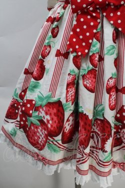 画像4: Angelic Pretty / 摘みたていちごジャンパースカート  オフ S-25-10-30-030-AP-OP-AS-ZS