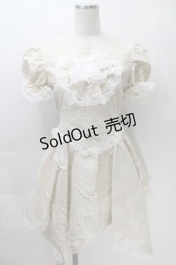 画像1: MARBLE / フロッキーワンピース  オフ S-25-10-30-033-GO-OP-AS-ZS