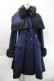 画像1: ATELIER PIERROT / ケープ付きコート  紺 S-25-10-31-038-EL-CO-AS-ZS (1)