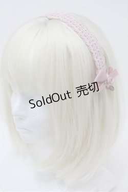 画像1: m petit by misako / AM*NIヘッドドレスA  ピンク S-25-10-31-005-LO-AC-HR-ZS