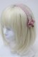 画像1: m petit by misako / AM*NIヘッドドレスA  ピンク S-25-10-31-005-LO-AC-HR-ZS (1)