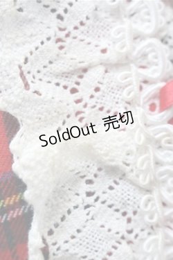 画像4: BABY,THE STARS SHINE BRIGHT / タータンチェックベビードール  赤 S-25-10-31-042-BA-OP-AS-ZS