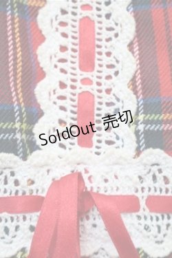 画像6: BABY,THE STARS SHINE BRIGHT / タータンチェックベビードール  赤 S-25-10-31-042-BA-OP-AS-ZS