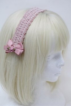 画像2: m petit by misako / AM*NIヘッドドレスA  ピンク S-25-10-31-005-LO-AC-HR-ZS