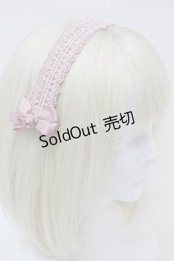 画像2: m petit by misako / AM*NIヘッドドレスA  ピンク S-25-10-31-005-LO-AC-HR-ZS