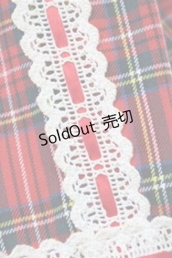 画像7: BABY,THE STARS SHINE BRIGHT / タータンチェックベビードール  赤 S-25-10-31-042-BA-OP-AS-ZS