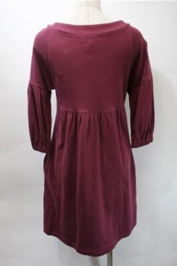 画像2: Jane Marple / スウェットワンピース  ワイン S-25-10-31-043-JM-OP-AS-ZS