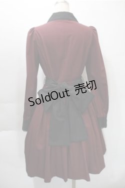 画像2: Sheglit / クラシカルタックワンピース M ボルドー S-25-10-31-044-EL-OP-HR-ZS