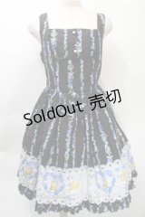 metamorphose / Happy Bellリボンジャンパースカート  黒 S-25-10-31-046-ME-OP-AS-ZS