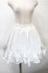 画像1: MARBLE / パニエ入りスカート  白 S-25-10-31-047-GO-SK-AS-ZS (1)