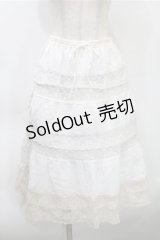 L'EST ROSE / スカート  白ｘオフ S-25-10-31-048-LO-TO-AS-ZS