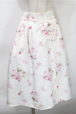 画像1: LIZ LISA / スターリースカイローズスカート  白 S-25-10-31-049-LO-PA-HR-ZS