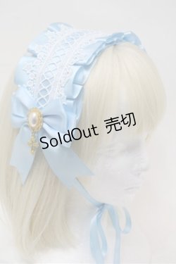 画像2: LOLITA / スターレースヘッドドレス  サックス S-25-10-31-006-LO-AC-HR-ZS