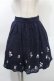 画像1: LIZ LISA / 小花刺繍レーススカート  紺 S-25-10-31-051-LO-TO-HR-ZS (1)