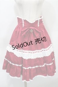 BABY,THE STARS SHINE BRIGHT / Rose Dollバッスルスカート  赤 S-25-10-31-052-BA-SK-AS-ZS