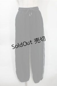 PUNK / ラインジャージ  黒 S-25-10-31-055-PU-PA-HR-ZS